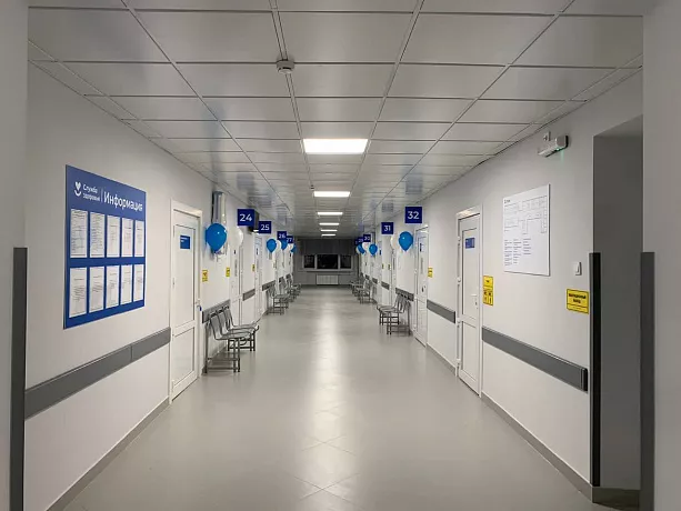 Поликлиника в Ленинградском районе Кубани открылась после капремонта