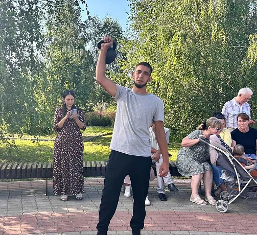 В татарстанском селе Большая Атня развернули мобильную площадку ГТО