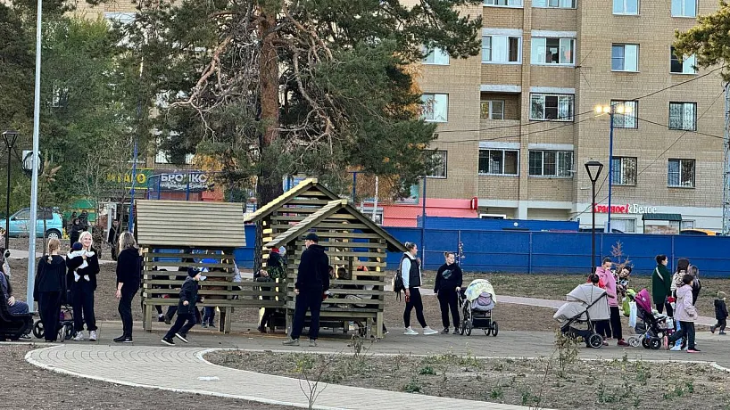 В поселке Антипиха в Забайкалье появился новый парк