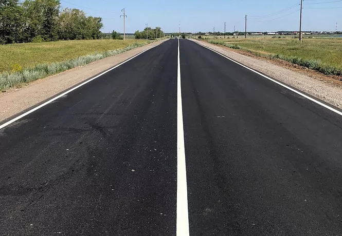 В&nbsp;Омской области отремонтировали дорогу, соединяющую три района
