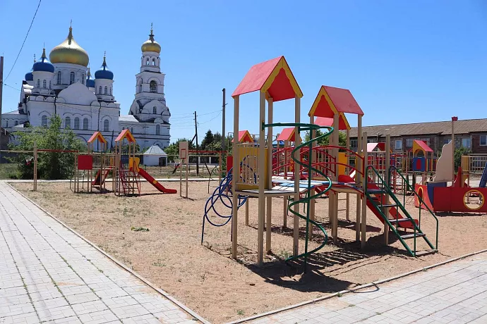 В&nbsp;Астраханской области благоустроили детский парк &laquo;Радуга&raquo;