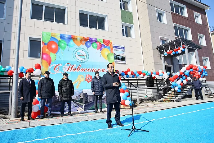 Жилой квартал построили в якутском селе для переселенцев из аварийных домов